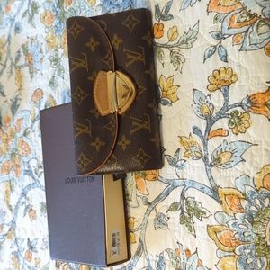 Louis Vuitton Damier Ebene long wallet